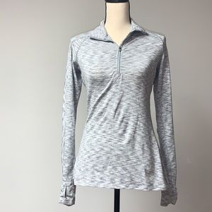 Athleta Pullover Quarter Zip Running Shirt